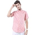 KETCH Mens Half Sleeve Slim Fit Shirt
