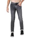 KETCH Mens Black Slim Fit Jeans