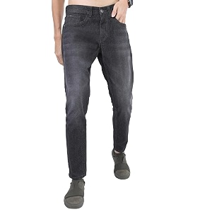 KETCH Mens Tapered Fit Mid Rise Jeans