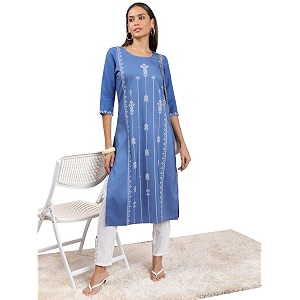 Ketch Polyester Womens Regular Fit Three-Fourth Sleeve