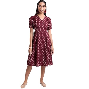 KETCH Womens Fit and Flare Short Length