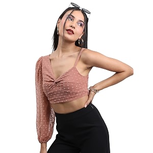 Ketch Women Polyester Regular Fit One Side