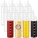 Ketchup Bottles Squeeze, Condiment Containers, Salad Dressing Dispensers