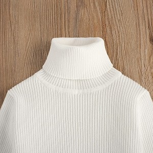 girls wollen warm high neck full sleeves t-shirtinnerskivvy for winter_pack of 01
