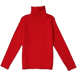 girls wollen warm high neck full sleeves t-shirtinnerskivvy for winter_pack of 01