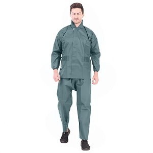 Mens Classic All-Sport Waterproof Breathable Rain Suit