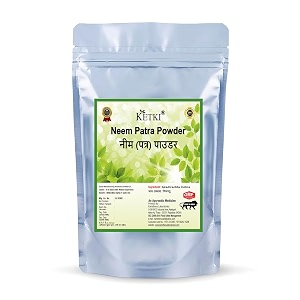 ketki neem leaves powder 100 grams  azadirachta indica  neem patra powder for clear skin face hair nutrition