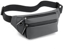 ketmart Waist bag for travel Document Money Phone Belt Sport Bag (Grey) Travel waist bag