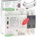 Ketofa 2P 100A 110V Automatic Transfer Switch, DIN Rail Dual Power ATS