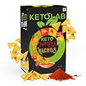 Ketolab Keto Paprika Nacho Chips, 200 Gms, 1 Pack, 2.7g Net Carb &amp; 7g High Protein/Serving, Identical to Regular Nacho Chips, Ultra Low Carb, Pre-Biotic High Fibre, Low GI, For Keto Diet &amp; Weight Loss