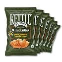 Kettle Studio Potato Chips Sharp Jalapenos &amp; Cream Cheese 120g | Spicy Kettle Cooked Thick Cut Chips | Premium Snack | Gluten Free | No Preservatives | Pack of 6