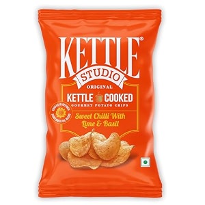 kettle studio potato chips  sweet chilli with lime amp basil -113g