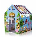 Colorfull and Light Weight Children Play Tent House for 3 to 10 Years Old Kids Girls and Boys Light Weight and Foldable Children Toys,Indoor and Outdoor Kid Tent House (Jungle Tent House)