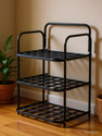 KEVRIZ Plastic Metal Collapsible Shoe Stand Plastic