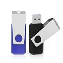 KEXIN 16GB Flash Drive 2 Pack USB 3.0 Flash Drive 16G Thumb Drive Jump Drive Memory Stick Data Storage Pen Drive Black Blue