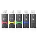 KEXIN 32GB Flash Drive 5 Pack 3.0 Thumb Drive USB Flash Drive USB 3.0 Memory Stick 32G Thumb Drives Jump Drive Data Storage (32GB, 5 Mixed Colors)
