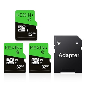 kexin 3 pack memory card 32gb with adapter up to 85mbs r 30 mbs w class 10 high speed card micro sd 32 gb uhs-i tf card c10 u1 memory tf card for tabletmobile phonecameracar audiogame console