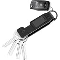 Key Holder for Keychain Metal Aluminum Compact Smart Key Organizer Secures 1-5 Keys