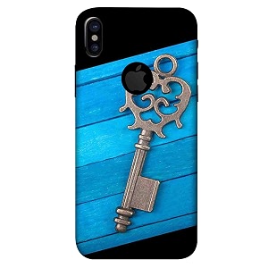 key isolated hard printed designer case for apple iphone x logo view case back cover mrr1479