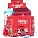Key NUTRIENTS Electrolytes Powder Packets - Sweet Cherry-Pom 40 Pack Hydration Packets - Travel Hydration Powder - No Sugar, No Calories, Gluten Free - Made in USA