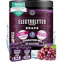 KEY NUTRIENTS Multivitamin Electrolytes Powder No Sugar - Fruity Grape Electrolyte Powder - Hydration Powder - No Calories, Electrolytes Powder - 90 Servings