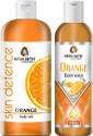 KEYA SETH AROMATHERAPY Bath Care Combo with Orange Body wash 200ml + Skin Defence Orange Body Oil 400ml. (2 Items in the set)