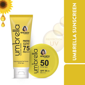 keya seth aromatherapy sunscreen - spf 75 pa umbrella sunscreen advance treatment spf 75 solution  spf 50 150 g