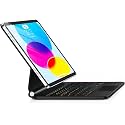 Keyboard Case for iPad 11th (A16) &amp; 10th Generation，Magic-Style Backlit Keyboard with Multi-Touch Trackpad – Floating Cantilever Stand – Magnetic Case for iPad 11 inch &amp;10th Gen 10.9 inch (Cool Black)