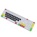 Keyboard Cover for K580/K585/K470/MK470 Ergonomic Keyboard Waterproof Silicone Keyboard Protectors Skin
