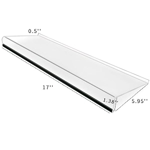 keyboard stand for office desk clear acrylic keyboard stand ergonomic and stylish typing platform acrylic riser computer holder home table with scratch-free protection