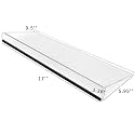 Keyboard Stand for Office Desk, Clear Acrylic Keyboard Stand Ergonomic and Stylish Typing Platform Acrylic Riser Computer Holder Home Table with Scratch-Free Protection
