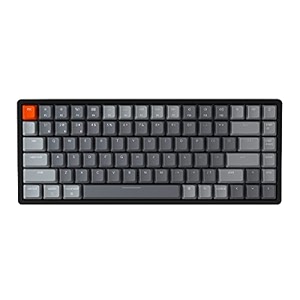 keychron k2-version-2 hot-swappable brown switch- white backlight wireless mechanical keyboard  n-key rollovercompact 84 keys