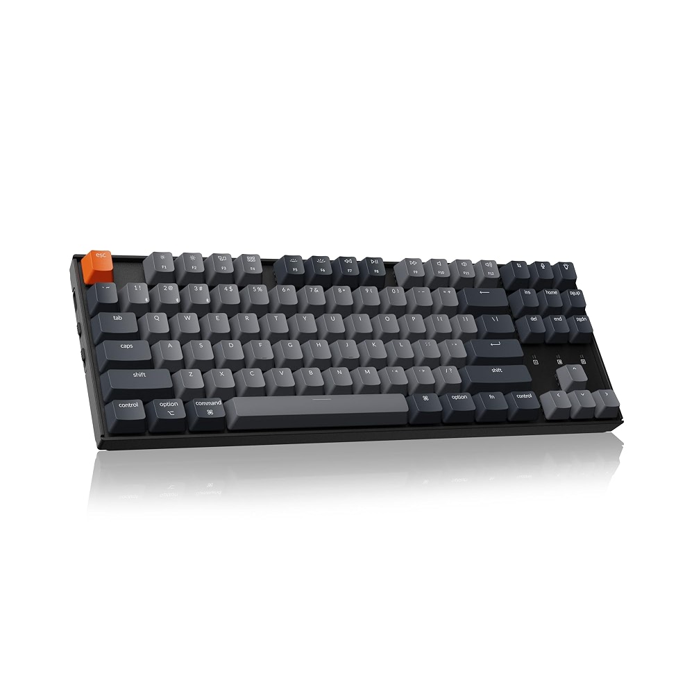 Keychron K8 Tenkeyless Wireless Mechanical Keyboard for Mac, White ...