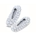 Keyela Women's Ballerina Slippers,Non-Slip Bedroom Slippers Socks