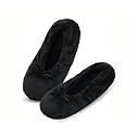 Keyela Women's Ballerina Slippers,Non-Slip Bedroom Slippers Socks