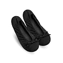 Keyela Women's Ballerina Slippers,Non-Slip Bedroom Slippers Socks