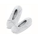 Keyela Women's Ballerina Slippers,Non-Slip Bedroom Slippers Socks