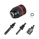 Keyless Drill Chuck Compatible with Milwau-kee,Impact Wrench Adapter