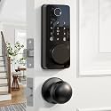 Keyless Entry Deadbolt Door Lock with Knobs, Biquole Smart Door Knob Lock