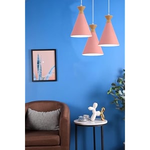 3 light hanging light for home pink aluminium pendant light ceiling lamp with modern hanging lamp for bulb not included cluster set