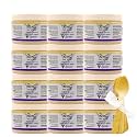 The Keys Salt Scrub - Lavender Sea Salt Scrub - Exfoliating Body Scrub with Wooden Spoon - Moisturizing Exfoliator for Face, Hands, Foot, Bath, Manicure/Pedicure &amp; Bikini Area Skin Care (12pcs, 12oz)