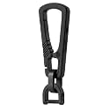 KeyUnity Titanium Carabiner Keychain Clip, Quick Release EDC Key Holder Organizer with Key Ring