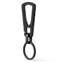 KeyUnity Titanium Carabiner Keychain Clip, Quick Release EDC Key Holder Organizer with Key Ring