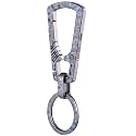 KeyUnity Titanium Carabiner Keychain Clip, Quick Release EDC Key Holder Organizer with Key Ring