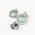 KF50 to KF40 conical Reducer, NW50 conical Reducer, SST Centering Ring, FKM O-Rings, Aluminum Wing nut Clamps Combo 7 Packages