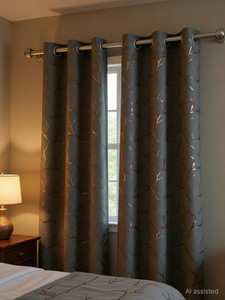 KFHDECOR 213 cm 7 ft Door Polyester