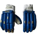 KG Gold Super Cricket Batting Gloves (Blue/Golden, Men, Right Handed)