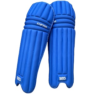 kg league cricket batting legguard moulded light weight indian blue youth