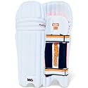 KG League Cricket Batting LEGGUARD (Moulded, Light Weight) (White, Youth)