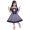 KGN Girls Cotton Blend Dot-Dress- Dress 